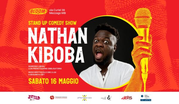 Nathan Kiboba arriva al Bloom di Mezzago: una serata di stand up comedy da non perdere